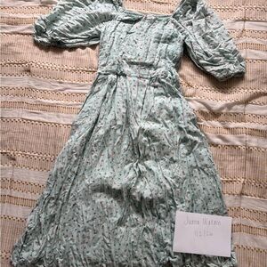 Ivy City Co Mint Floral Dress